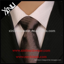 100% Handmade Men Gery Silk Tie